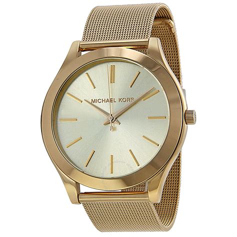 mike kors slim runway watch